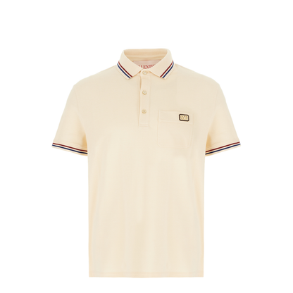 Cotton Polo Shirt with Logo