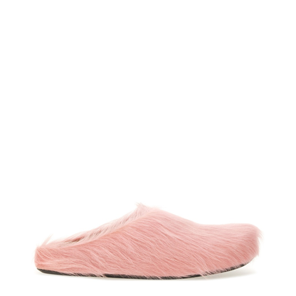 Calf-Hair Slip-On Mules