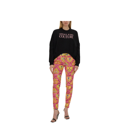MAYFEYR - VERSACE JEANS COUTURE - Cropped Sweatshirt With Logo - 76HAIG03CF01G899
