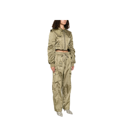 Nylon Short Bomber Jacket