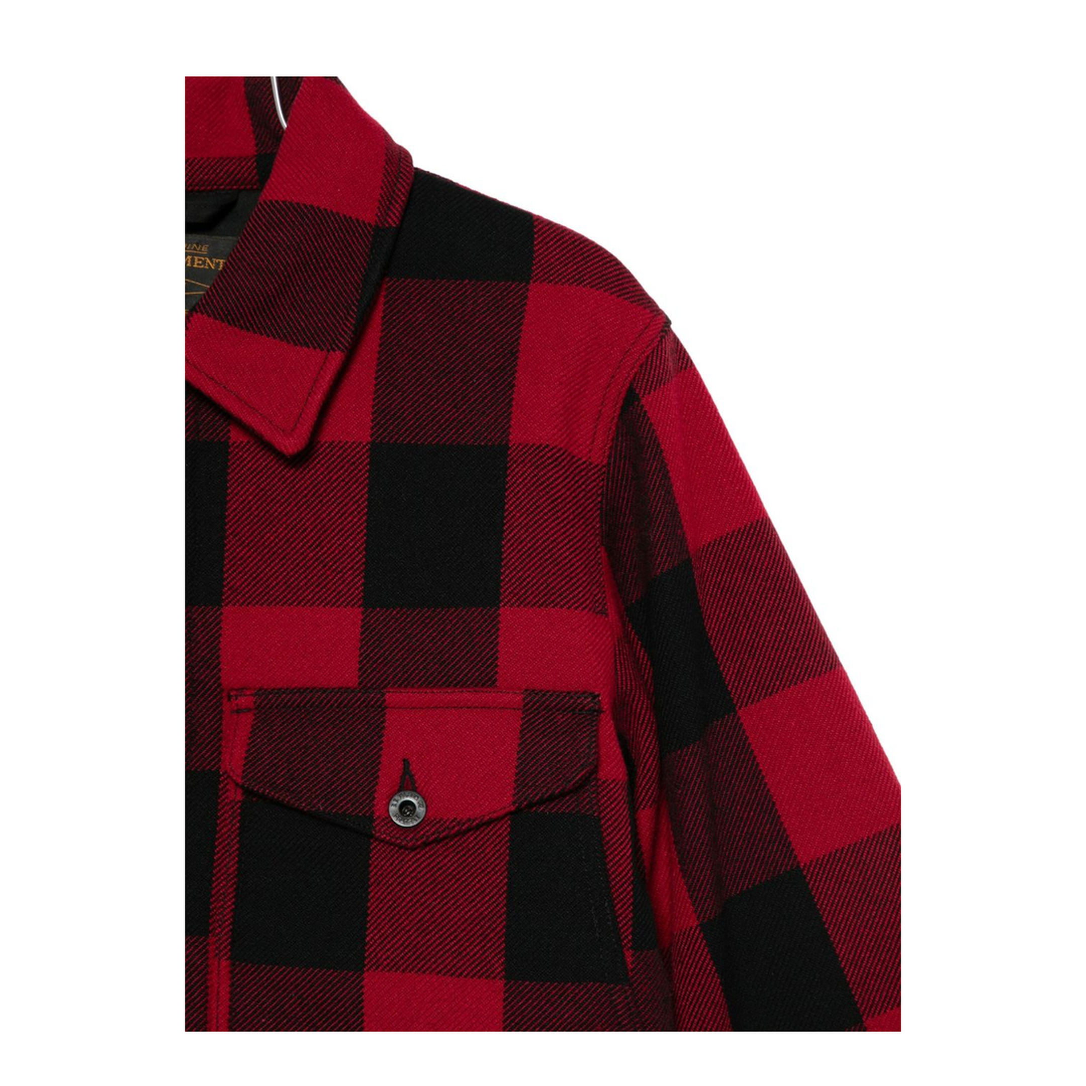 Wool Jacket - Red Check Pattern