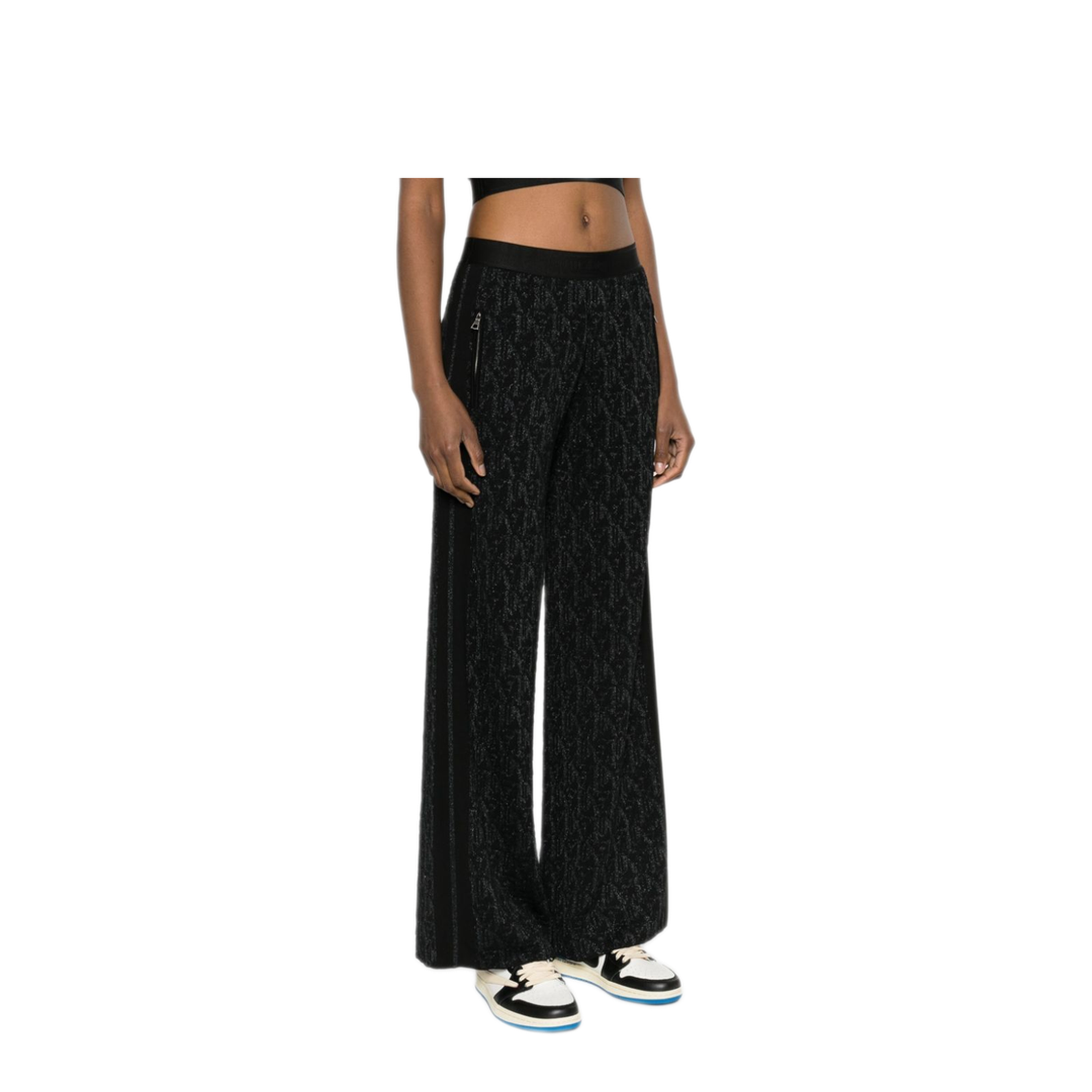 MAYFEYR - Palm Angels - Knitted Flared Trousers - PWHG027R24KNI0011010