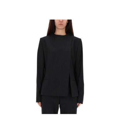 MAYFEYR - Courreges - Buckle Pinstripes Jacket - 325CVE132PL02249901