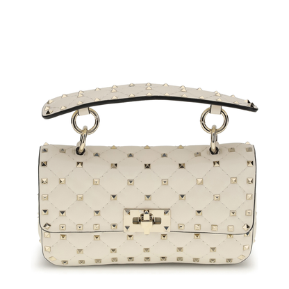 MAYFEYR - Valentino - Rockstud Spike Mini Top Handle Bag In Nappa - 9W2B0123NAPI16
