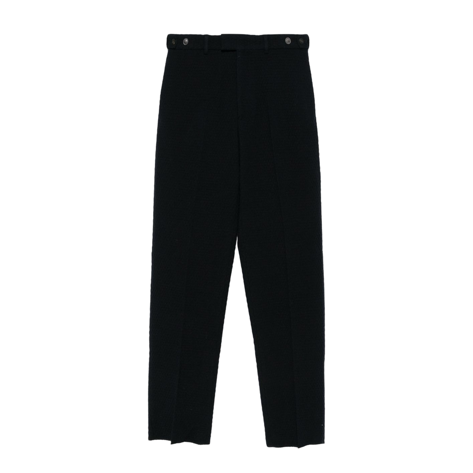 Navy Blue Wool Trousers