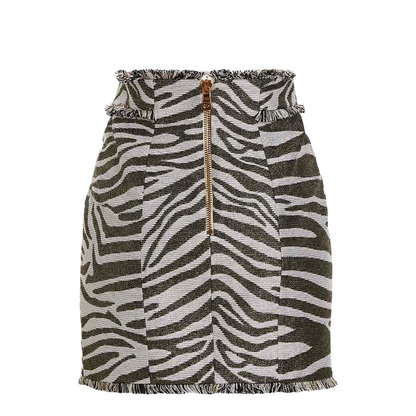 Lurex Zebra Skirt