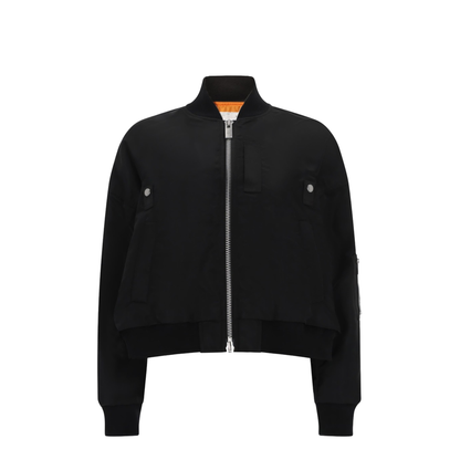 Cropped Bomber Jacket