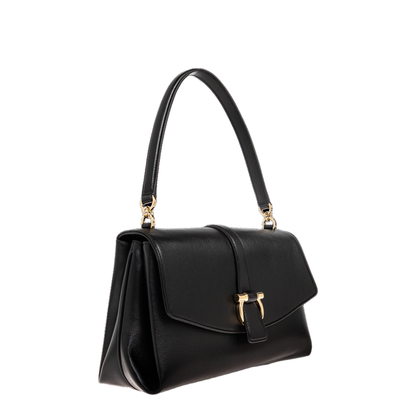 Leather shoulder bag