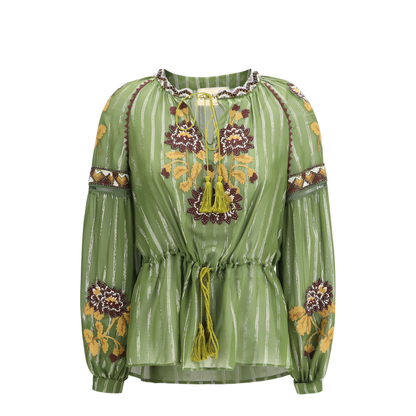 MAYFEYR - Valentino - Lurex Silk Shirt - 8B3AEBB69W2