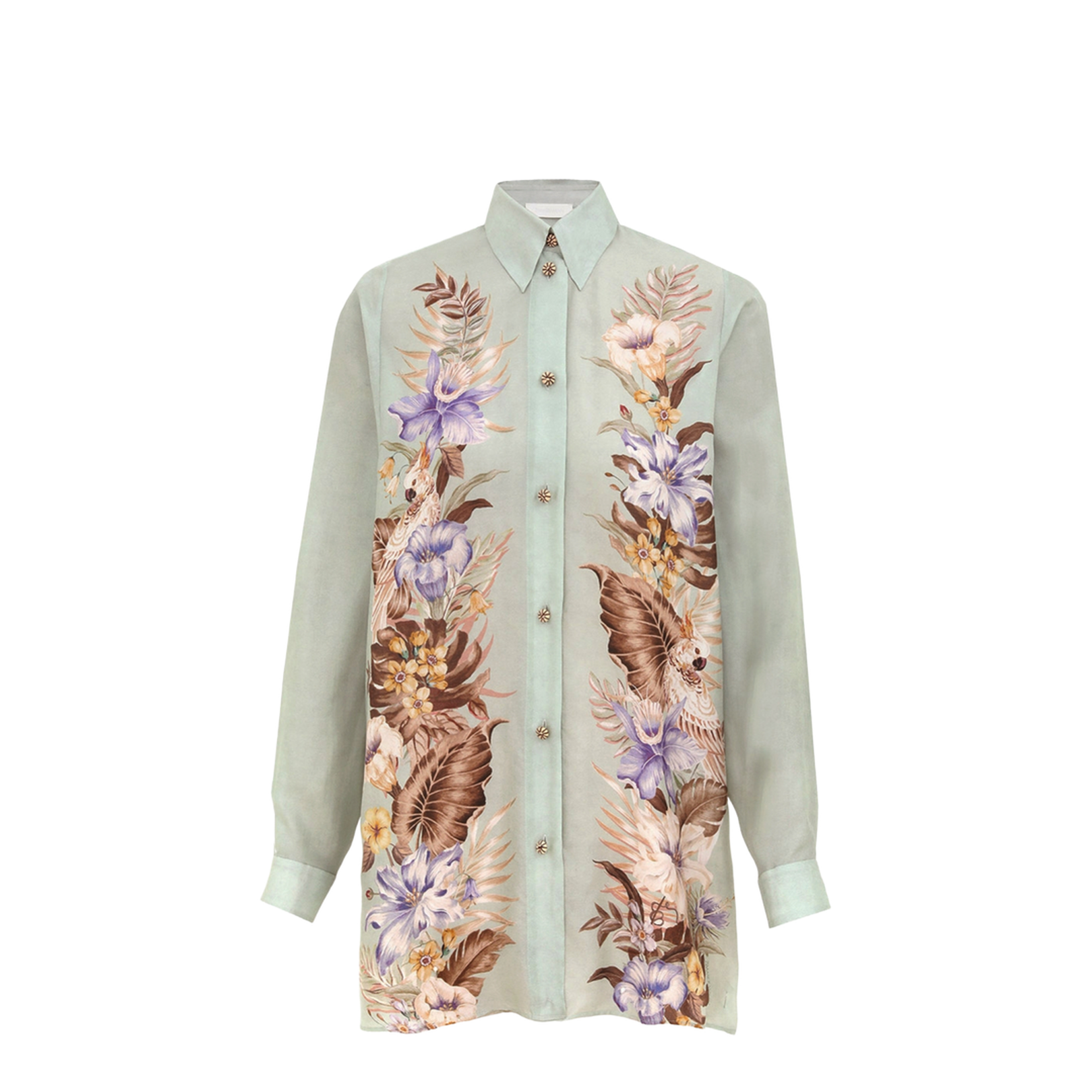 Coco Printed Silk Shirt