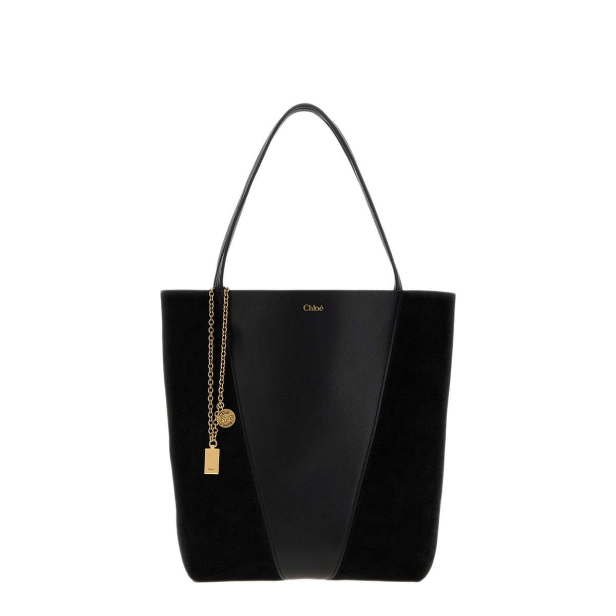 MAYFEYR - Chloè - Chlo Spin Black Crossbody Bag - CH26WS811T68001