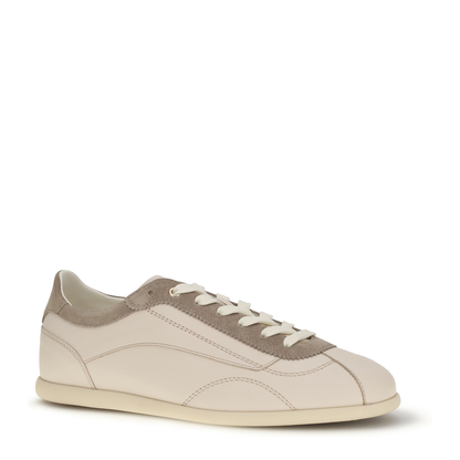 MAYFEYR - Brunello Cucinelli - Leather And Suede Sneakers With Slim Sole - MZULMHD337