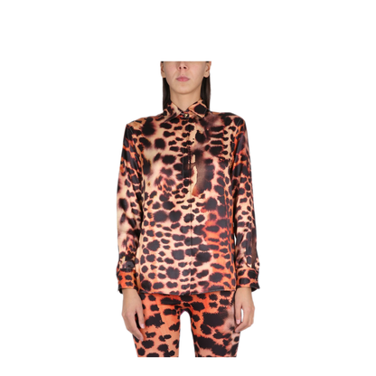 MAYFEYR - ROBERTO CAVALLI - Animal Print Shirt - QKT704SZF4905558