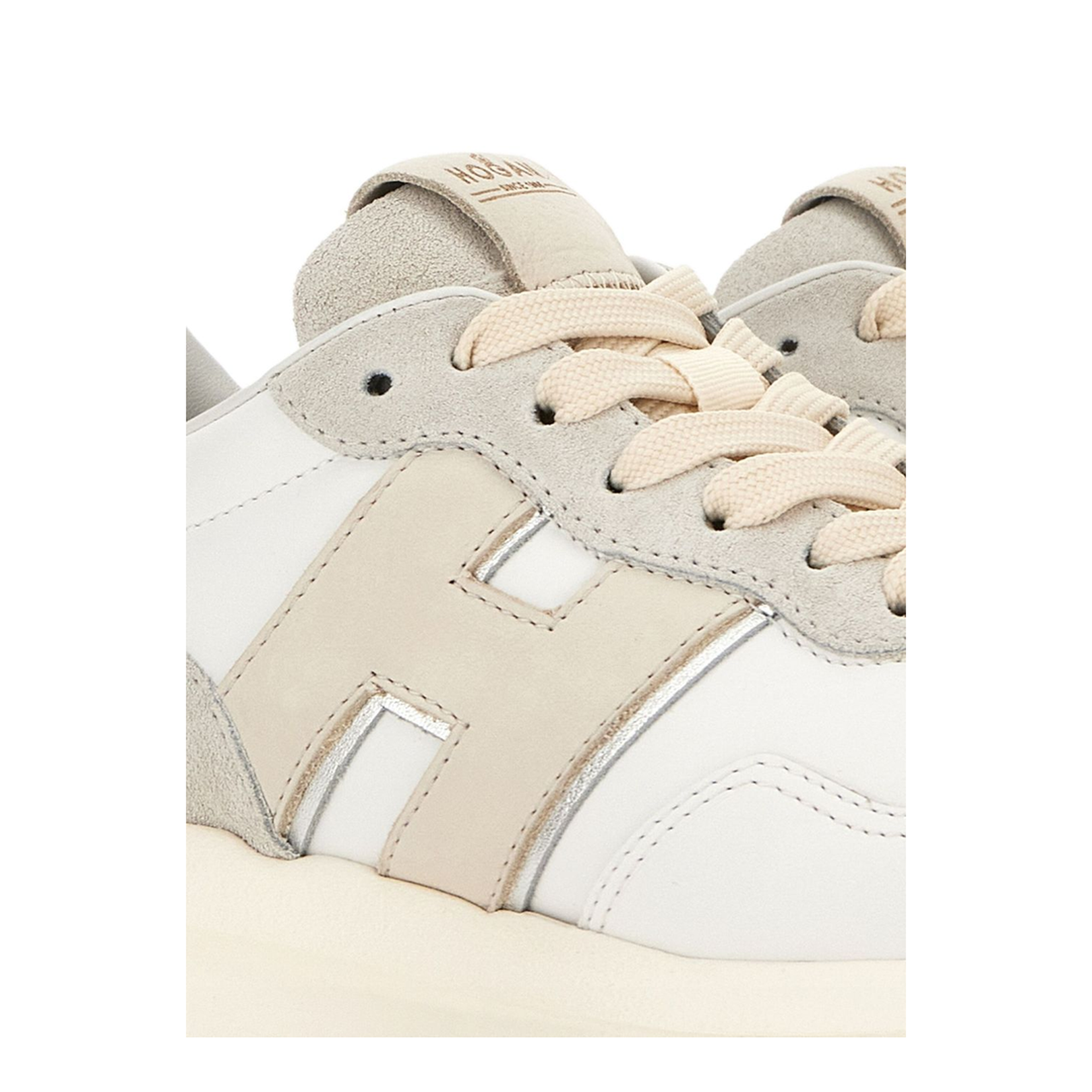 Sneakers White Grey Beige