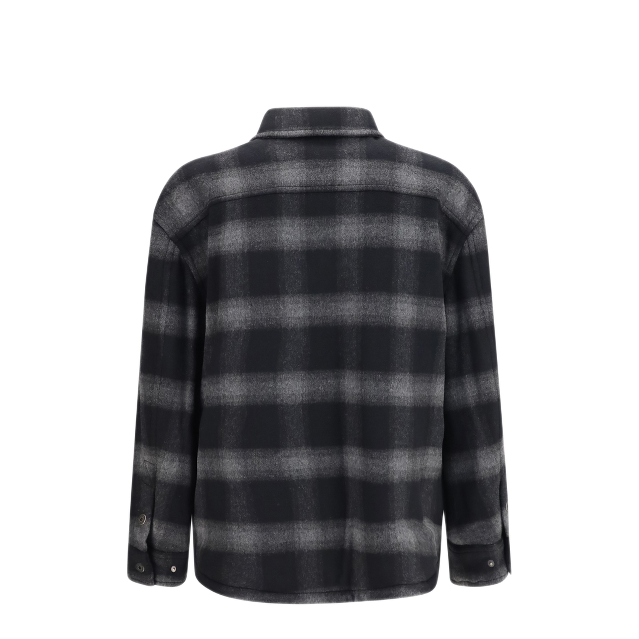 MAYFEYR - Off-White - Padded Flannel Jacket - OMER09TF26FAB00100001