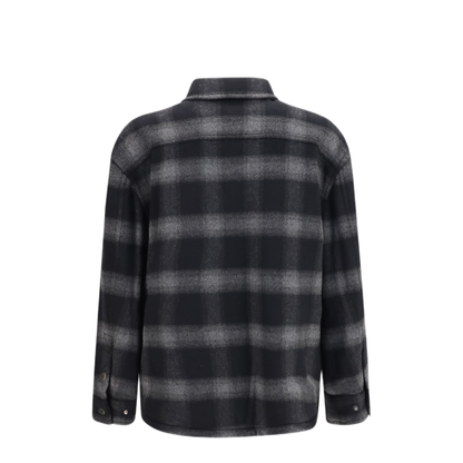MAYFEYR - Off-White - Padded Flannel Jacket - OMER09TF26FAB00100001