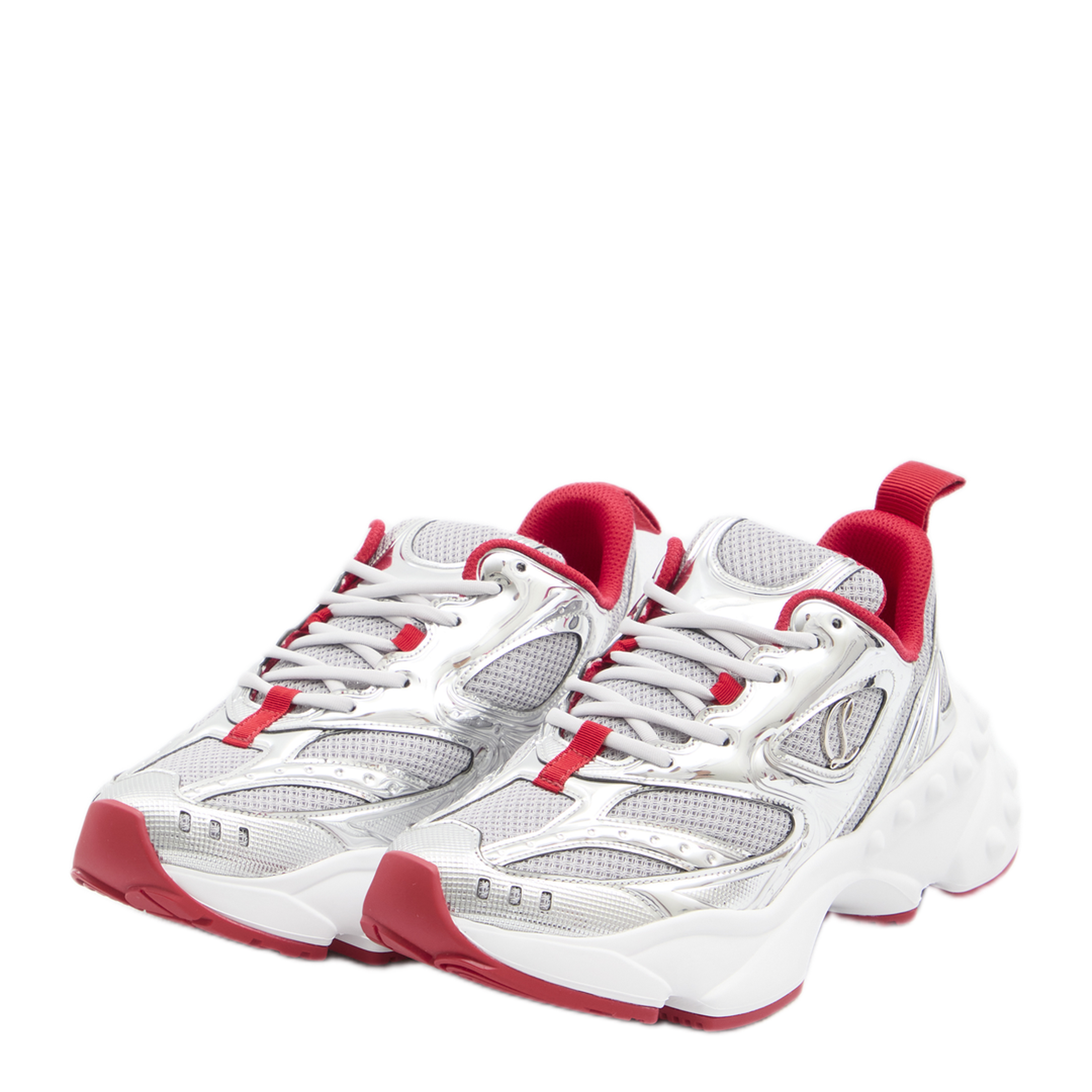 MAYFEYR - Christian Louboutin - So Flo Sneakers - 1260214SV20GREYWHITE