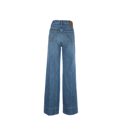 Vintage Palazzo Jeans - Dark Wash