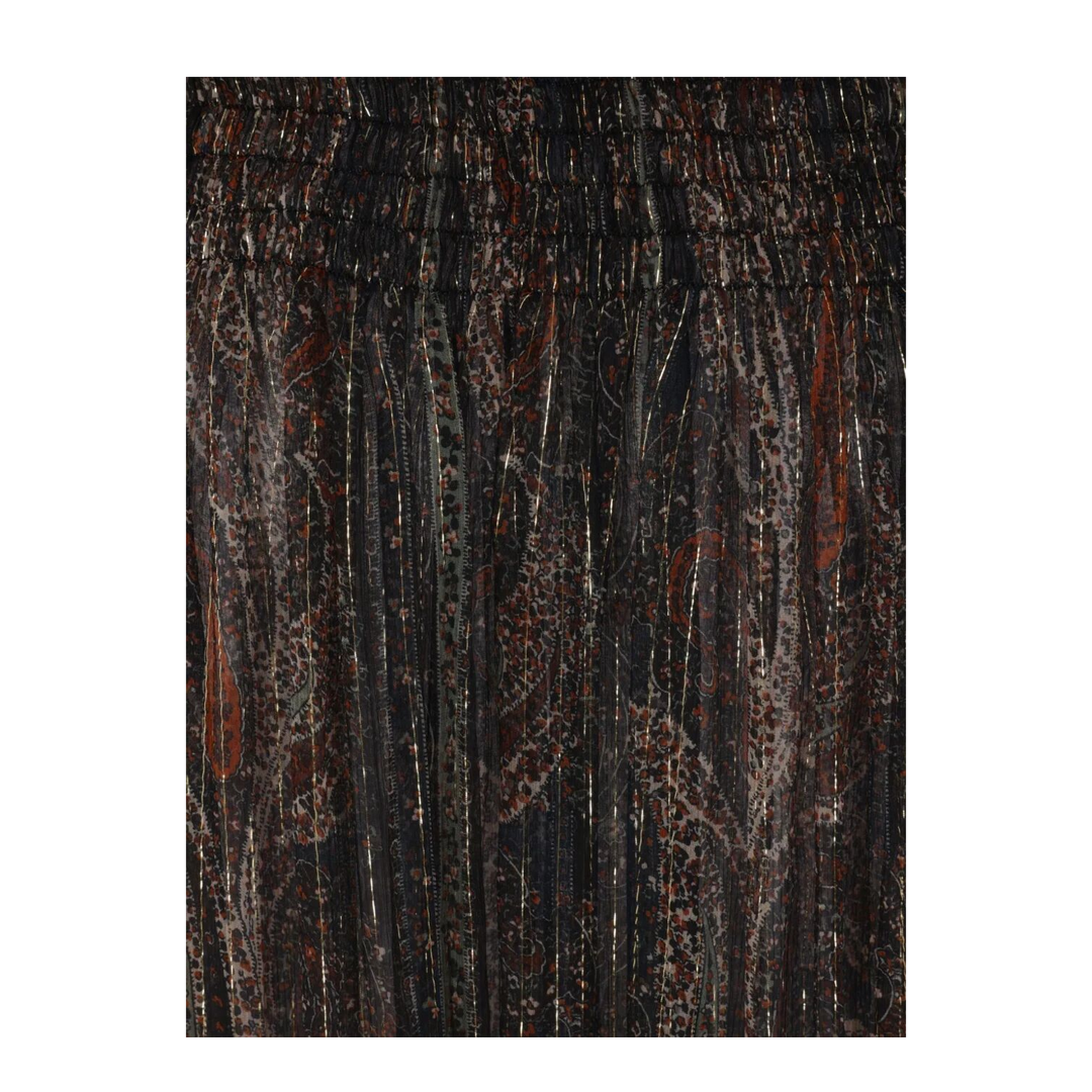 MAYFEYR -  - Semi-Sheer Lavallière Maxi Dress In Lurex Paisley - 819898Y3K614052