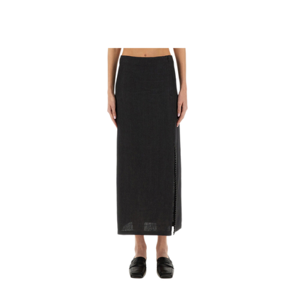 MAYFEYR - Alysi - Linen Skirt With Slit - 105013P5242CB