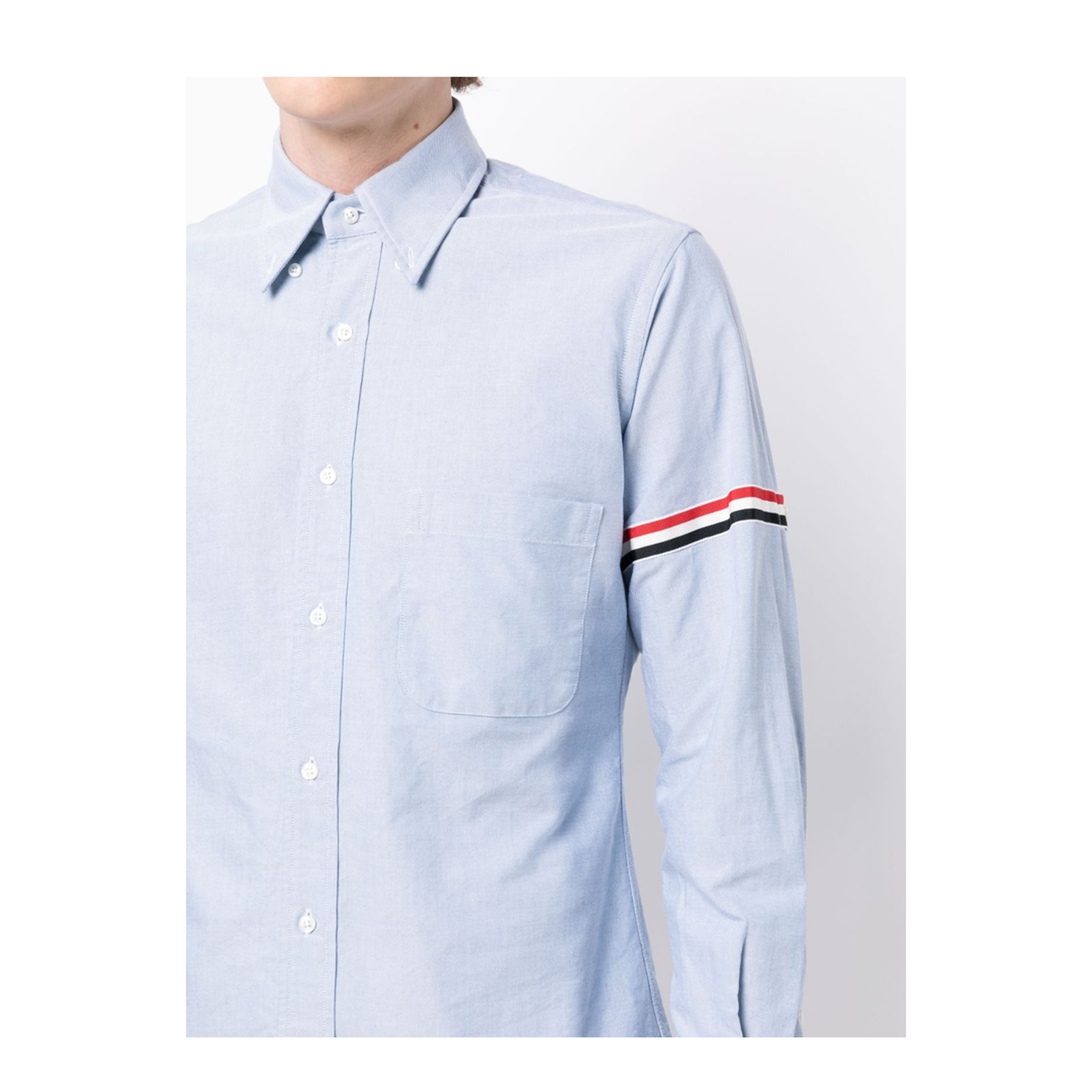Oxford Classic Armband Shirt - Light Blue