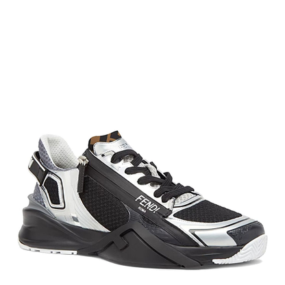 MAYFEYR - Fendi - Sneakers Grigio Pelle - 7E1689AOS0F1PXV