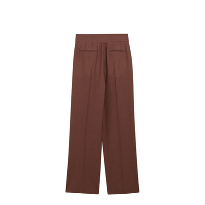 MAYFEYR - Valentino - Light Brown Wool Trousers - 9B3RB766AB31YF