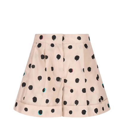 MAYFEYR - Fendi - Dots-Print Taffeta Flared Shorts - FR6690AVJQ