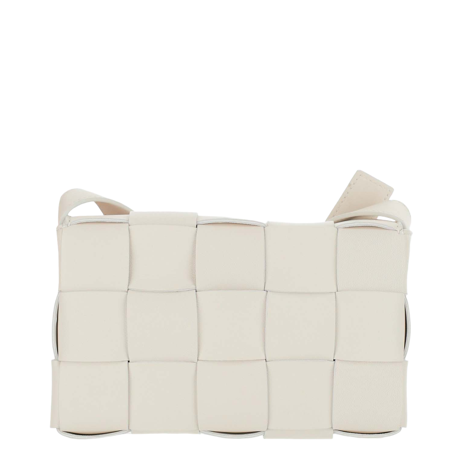 Cassette Small Lambskin Crossbody Bags - White