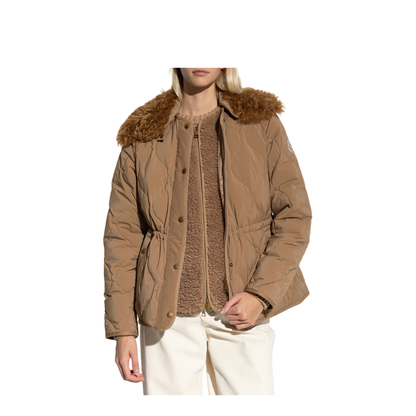 Quintin 3-in-1 Shearling-Trimmed Short Down Jacket