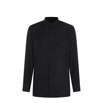 Drapy Twill Casual Shirt