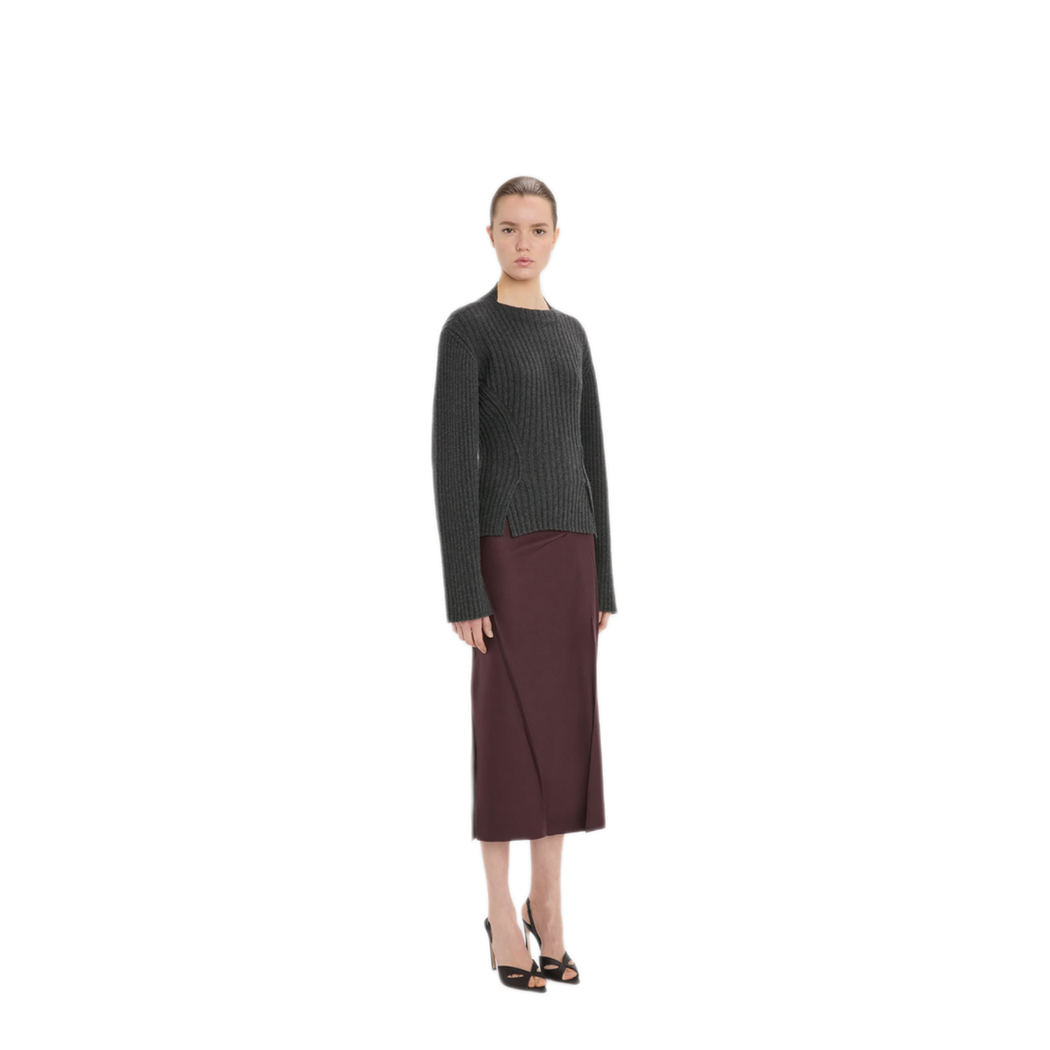 MAYFEYR - Victoria Beckham - Ribbed Jumper In Merino Wool - 1326KJU007314A