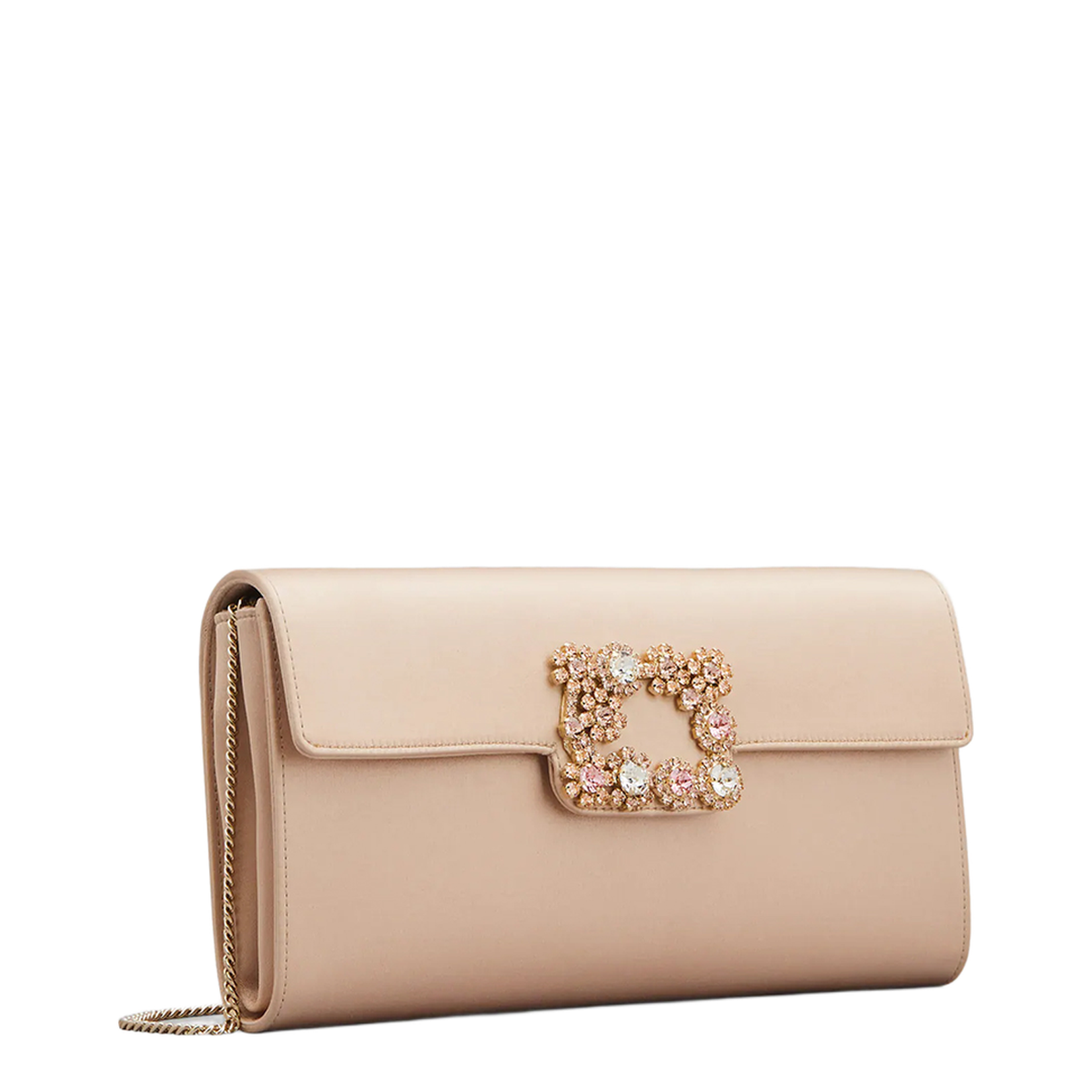 Efflorescence Clutch in Satin