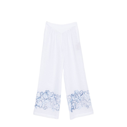MAYFEYR - Ermanno Scervino - Trousers White - D484P308ZQRR4814