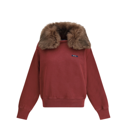 MAYFEYR - Prada - Sweatshirt With Shearling Collar - 134725SOOO18VWF0007