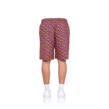 Bermuda with Logo Print