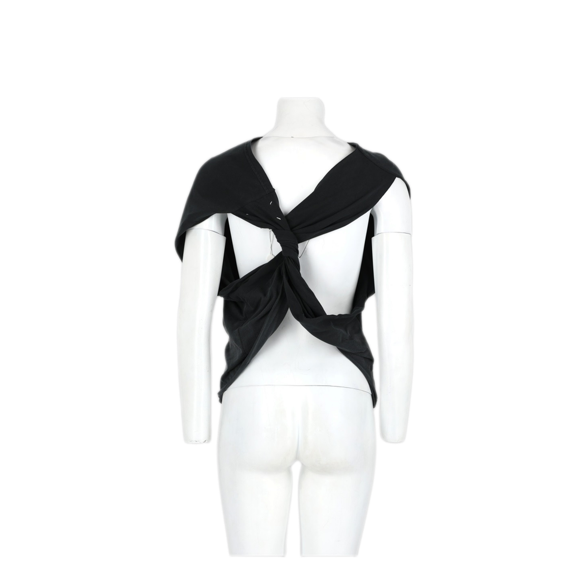 Asymmetric Draped Jersey Top
