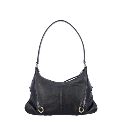 Leather Voyou Small Harness Shoulder Bag