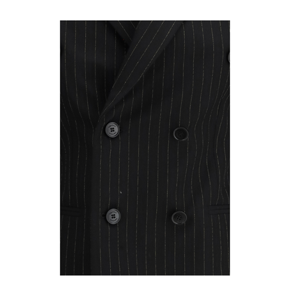 MAYFEYR - Alexander Mcqueen - Pinstriped Double-Breasted Jacket - 857603QJAFX