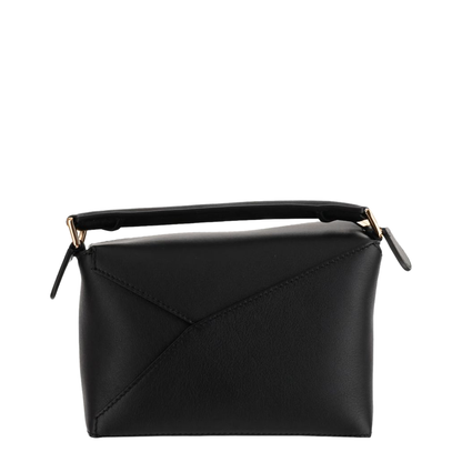 Puzzle Edge Mini Calfskin Crossbody - Black