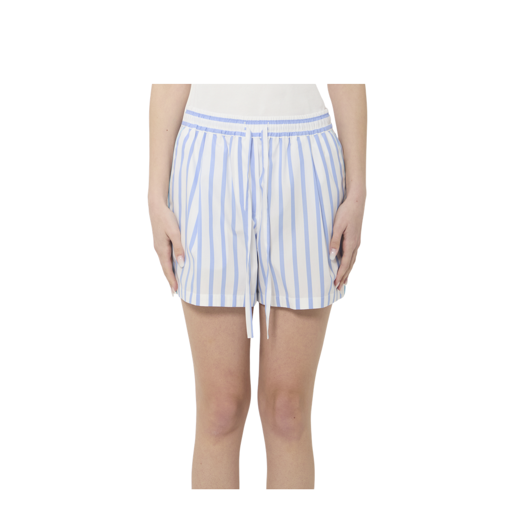 MAYFEYR - Dolce & Gabbana - Striped Poplin Shorts - FTDJHTFR52WS8051