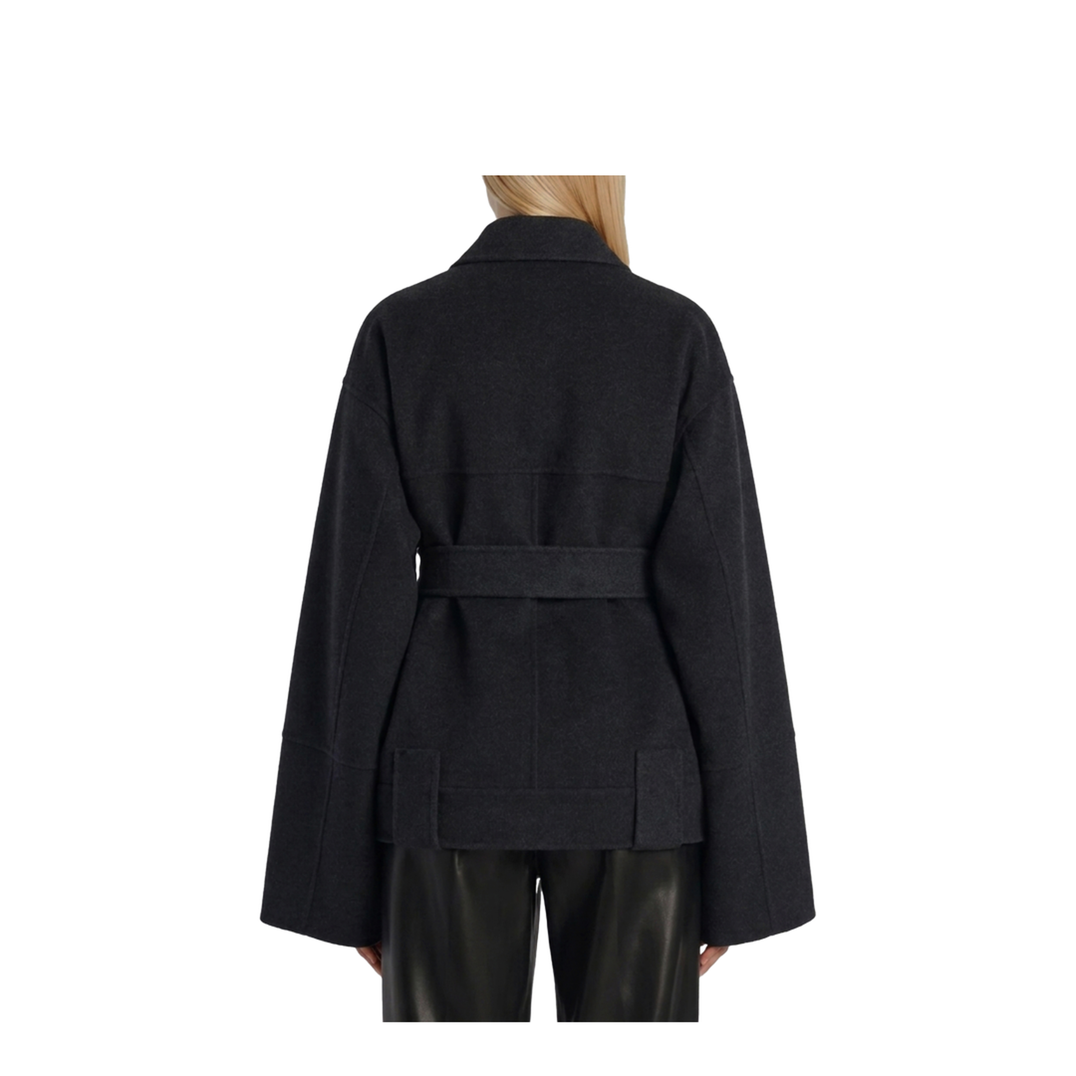 MAYFEYR - Khaite - Alder Charcoal Coat - 6239547205