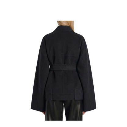 MAYFEYR - Khaite - Alder Charcoal Coat - 6239547205