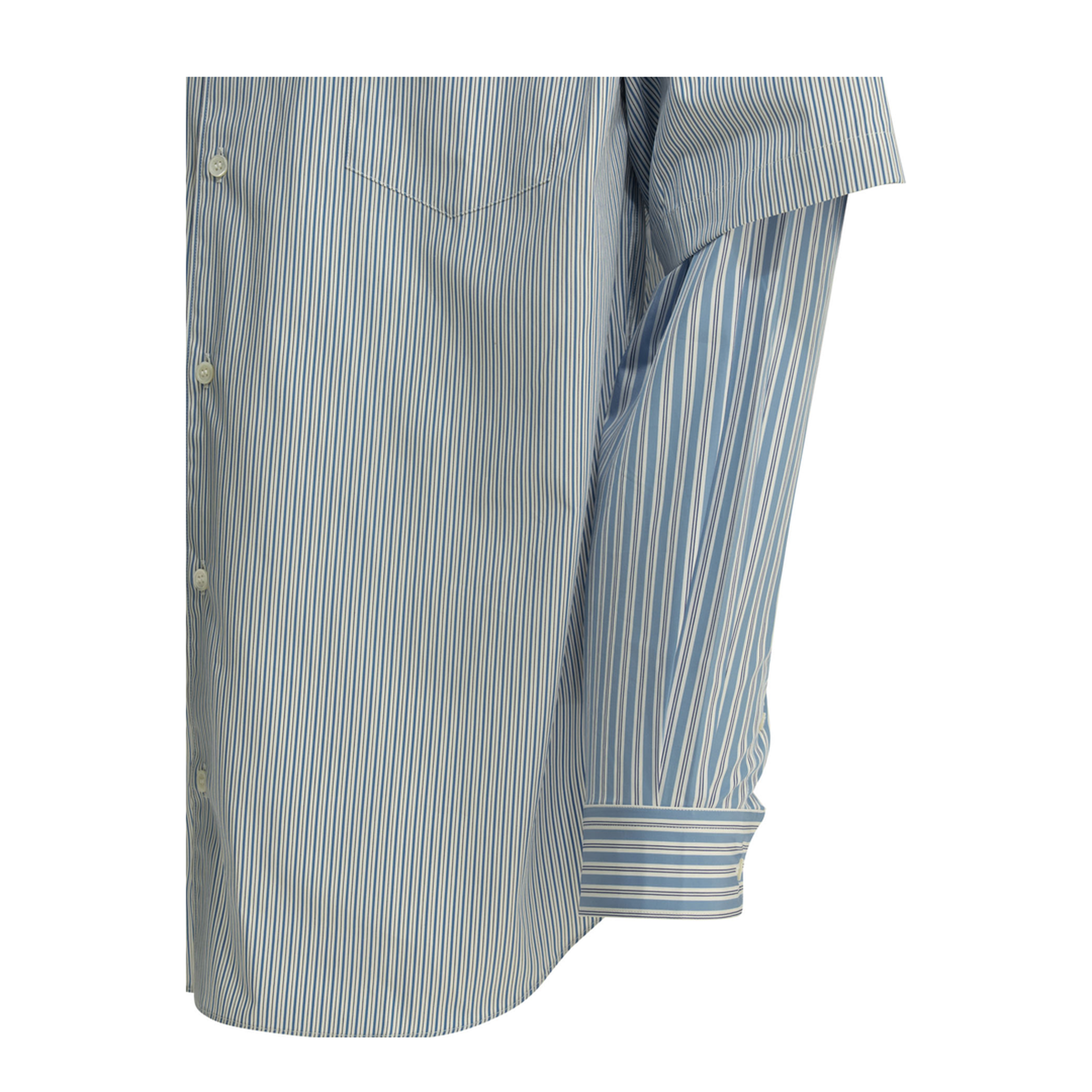 MAYFEYR - Comme Des Garçons Homme - Striped Casual Shirt - HQB007S261WHSXNYXWHSX