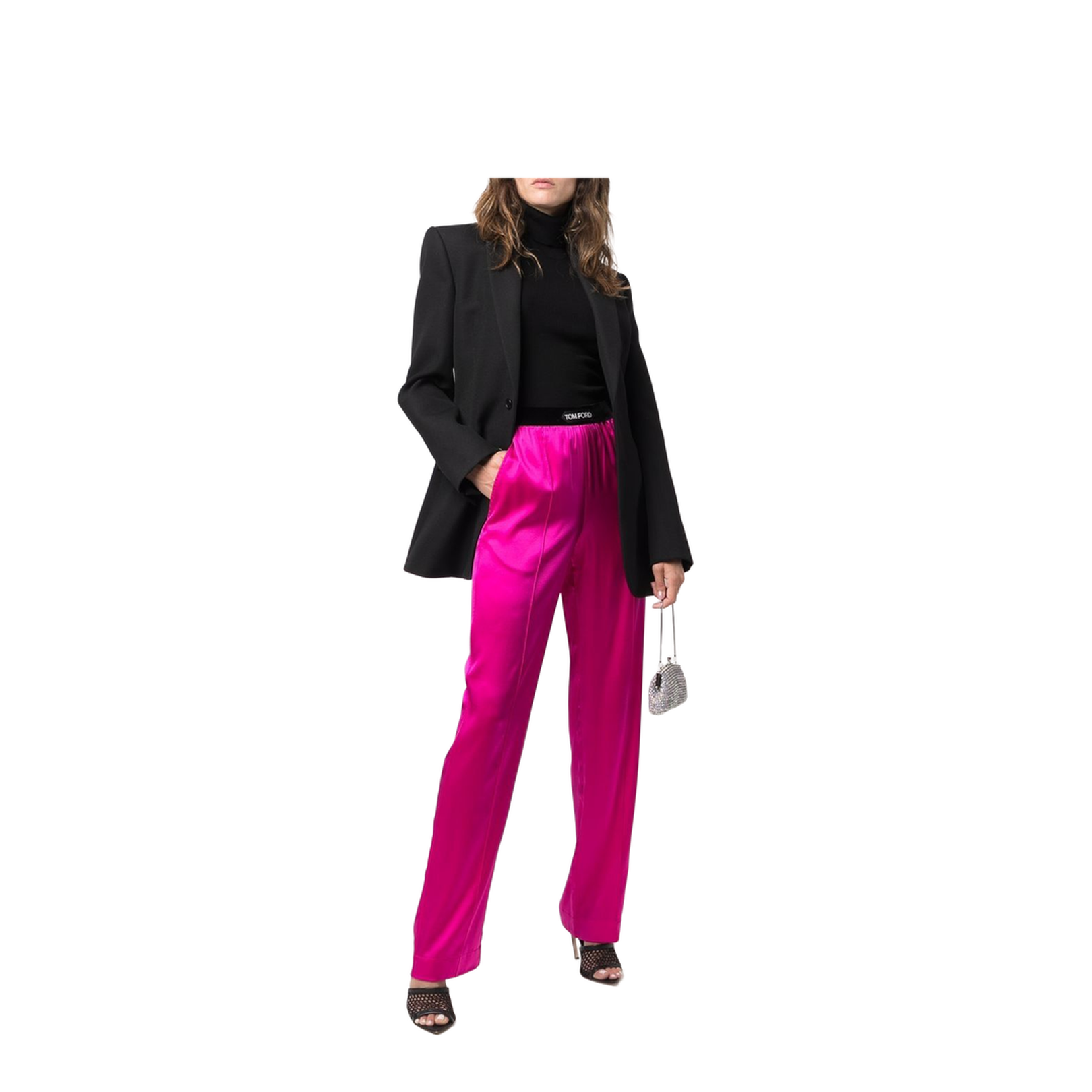 TOMFORD ストレッチサテンハンツ PAW397FAX881 DP750HOTPINK 真丝长裤– MAYFEYR