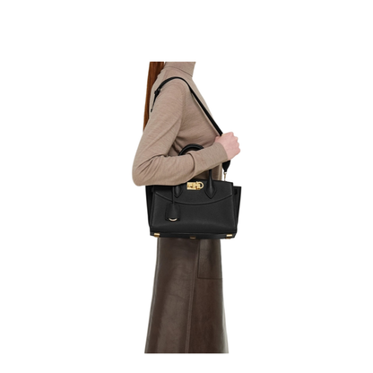 Black Leather Handbag