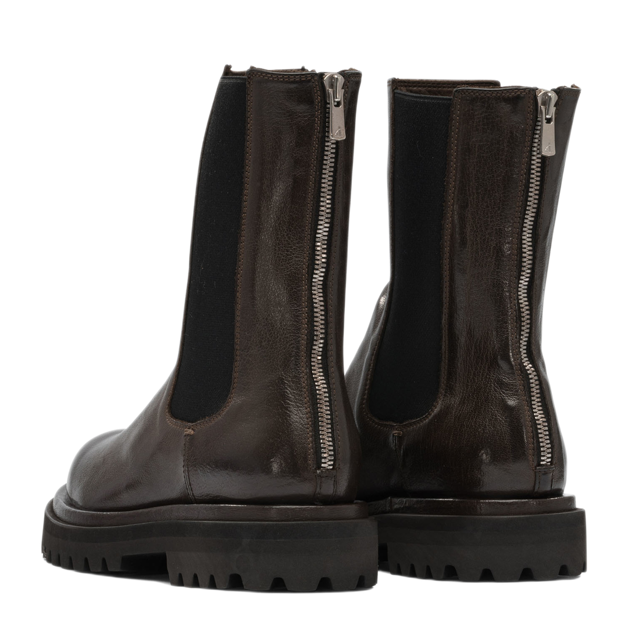 MAYFEYR - Officine Creative - Wisal Dd 122 Zippered Ankle Boots - WISALDD122IGNISFONDUE