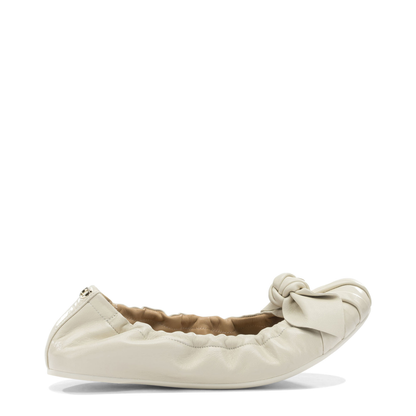MAYFEYR - Ferragamo - Leather Ballet Flats With Bow - 0791175