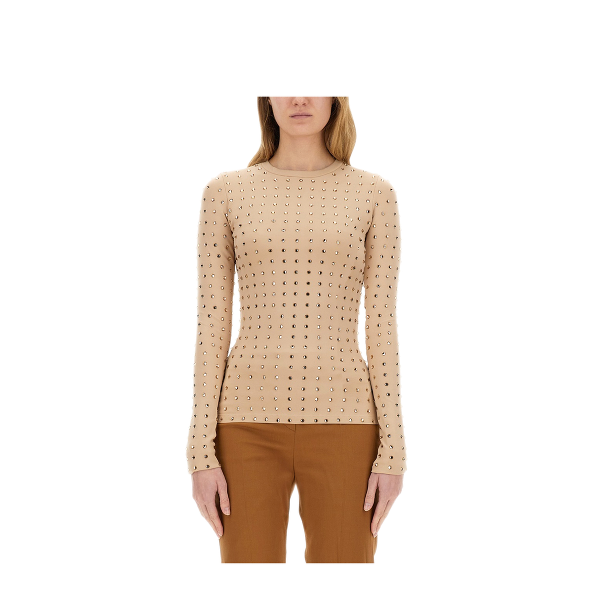 MAYFEYR - Sportmax - Negus Top With Crystals - 2512941031600141001