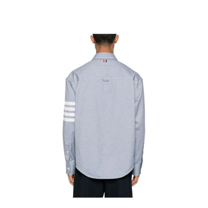 MAYFEYR - Thom Browne - Flannel 4-Bar Shirt - MWL420AF0325